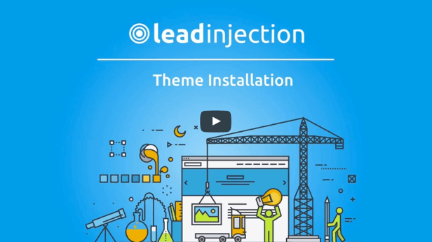 installation video - Leadinjection - Landing Page Theme