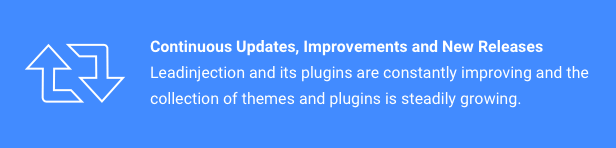 Continuous Updates, Improvements and New Releases